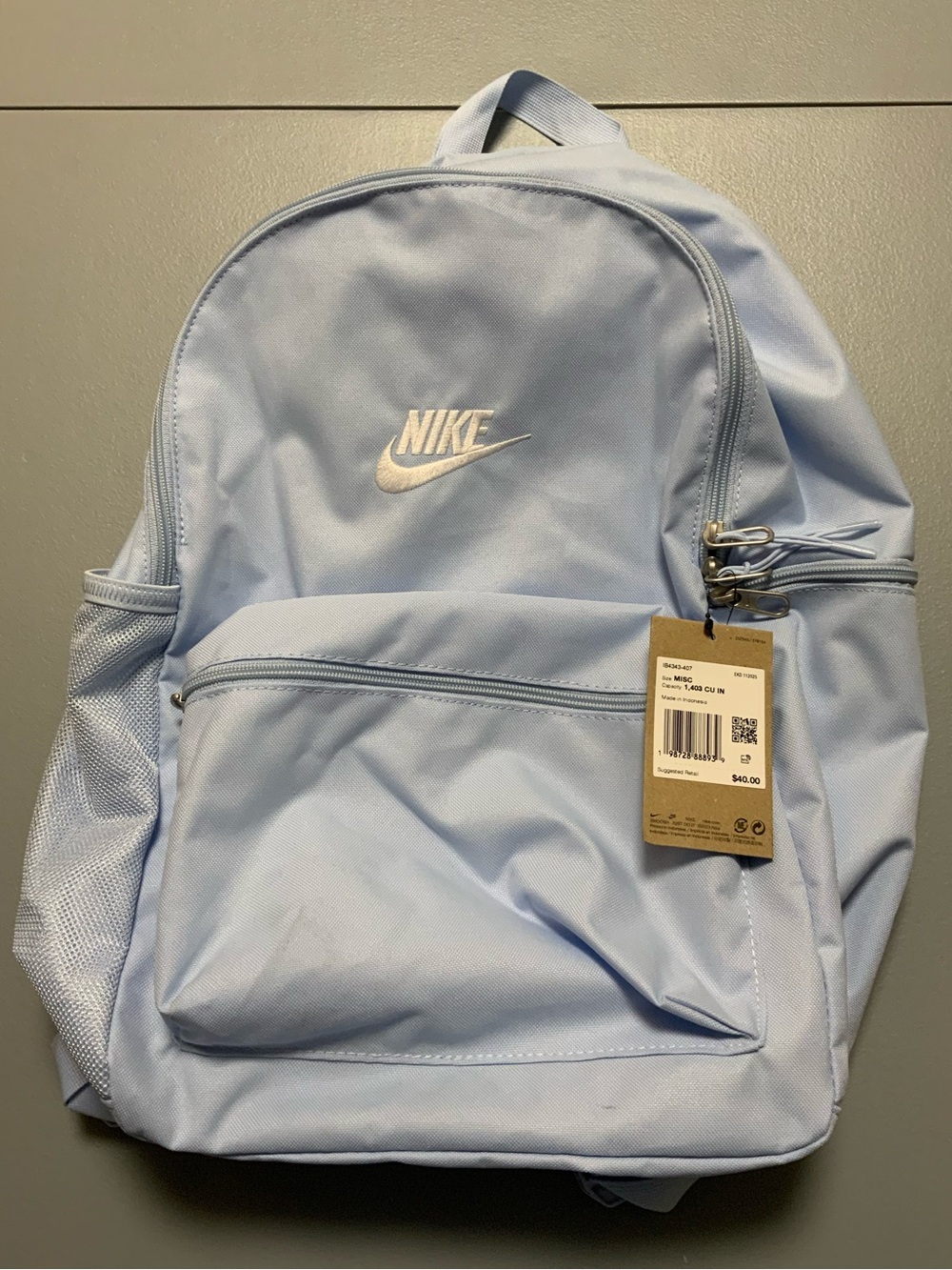 Nike Light Blue Everyday Backpack